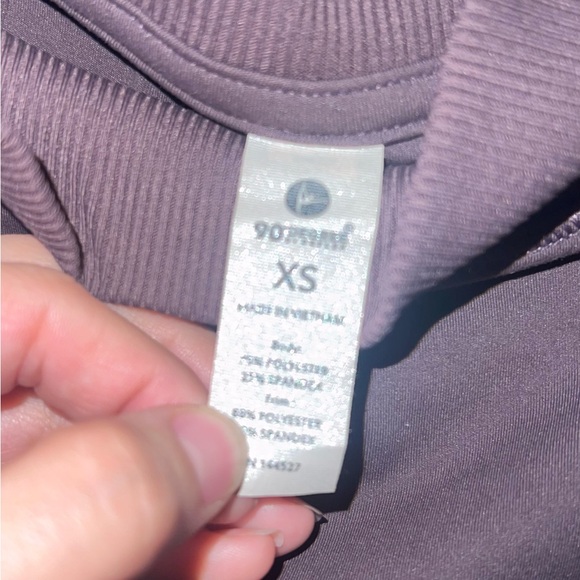 90 Degree by Reflex Women's Purple Crop-top - Picture 3 of 3